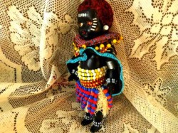 zulu bead doll side a
